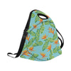 Bird Of Paradise Pattern Print Design BOP04 Neoprene Lunch Bag-JorJune