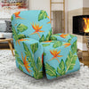 Bird Of Paradise Pattern Print Design BOP04 Recliner Slipcover-JORJUNE.COM