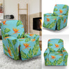 Bird Of Paradise Pattern Print Design BOP04 Recliner Slipcover-JORJUNE.COM