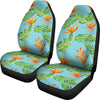 Bird Of Paradise Pattern Print Design BOP04 Universal Fit Car Seat Covers