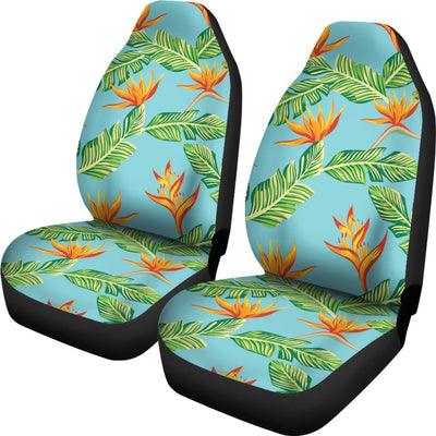 Bird Of Paradise Pattern Print Design BOP04 Universal Fit Car Seat Covers