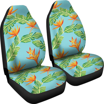 Bird Of Paradise Pattern Print Design BOP04 Universal Fit Car Seat Covers