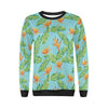 Bird Of Paradise Pattern Print Design BOP04 Women Long Sleeve Sweatshirt-JorJune