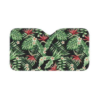 Bird Of Paradise Pattern Print Design BOP05 Car Sun Shade-JorJune