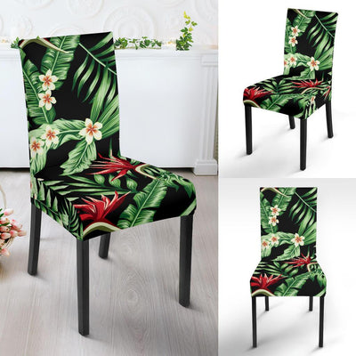 Bird Of Paradise Pattern Print Design BOP05 Dining Chair Slipcover-JORJUNE.COM