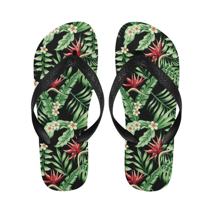 Bird Of Paradise Pattern Print Design BOP05 Flip Flops-JorJune