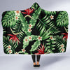 Bird Of Paradise Pattern Print Design BOP05 Hooded Blanket-JORJUNE.COM