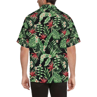 Bird Of Paradise Pattern Print Design BOP05 Men Hawaiian Shirt-JorJune