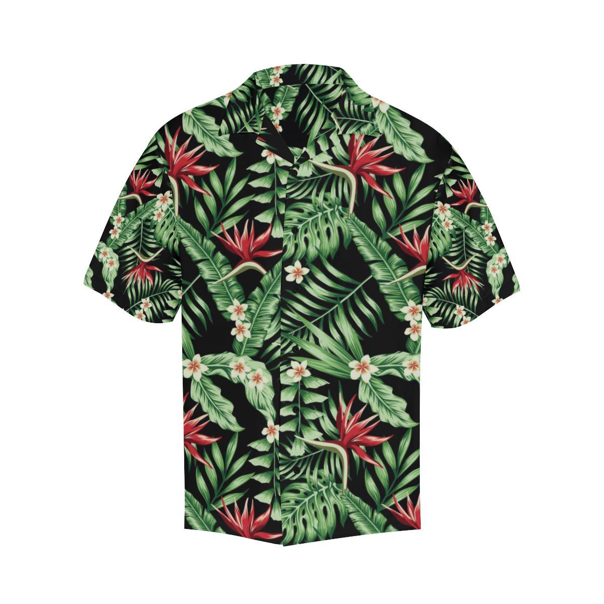 Bird Of Paradise Pattern Print Design BOP05 Men Hawaiian Shirt-JorJune