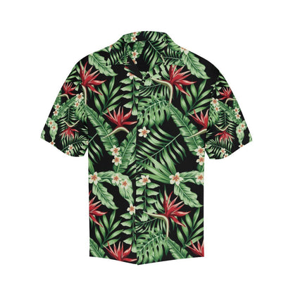 Bird Of Paradise Pattern Print Design BOP05 Men Hawaiian Shirt-JorJune