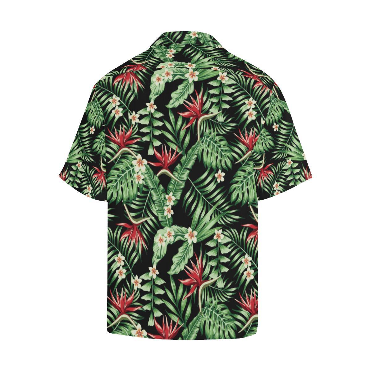 Bird Of Paradise Pattern Print Design BOP05 Men Hawaiian Shirt-JorJune