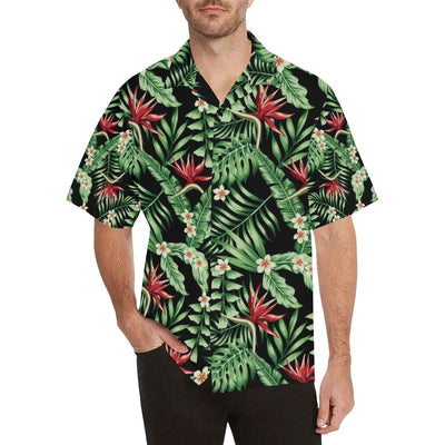 Bird Of Paradise Pattern Print Design BOP05 Men Hawaiian Shirt-JorJune