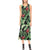 Bird Of Paradise Pattern Print Design BOP05 Sleeveless Open Fork Long Dress