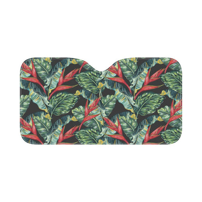 Bird Of Paradise Pattern Print Design BOP06 Car Sun Shade-JorJune