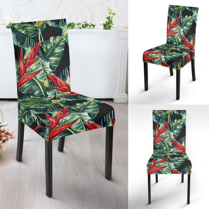 Bird Of Paradise Pattern Print Design BOP06 Dining Chair Slipcover-JORJUNE.COM
