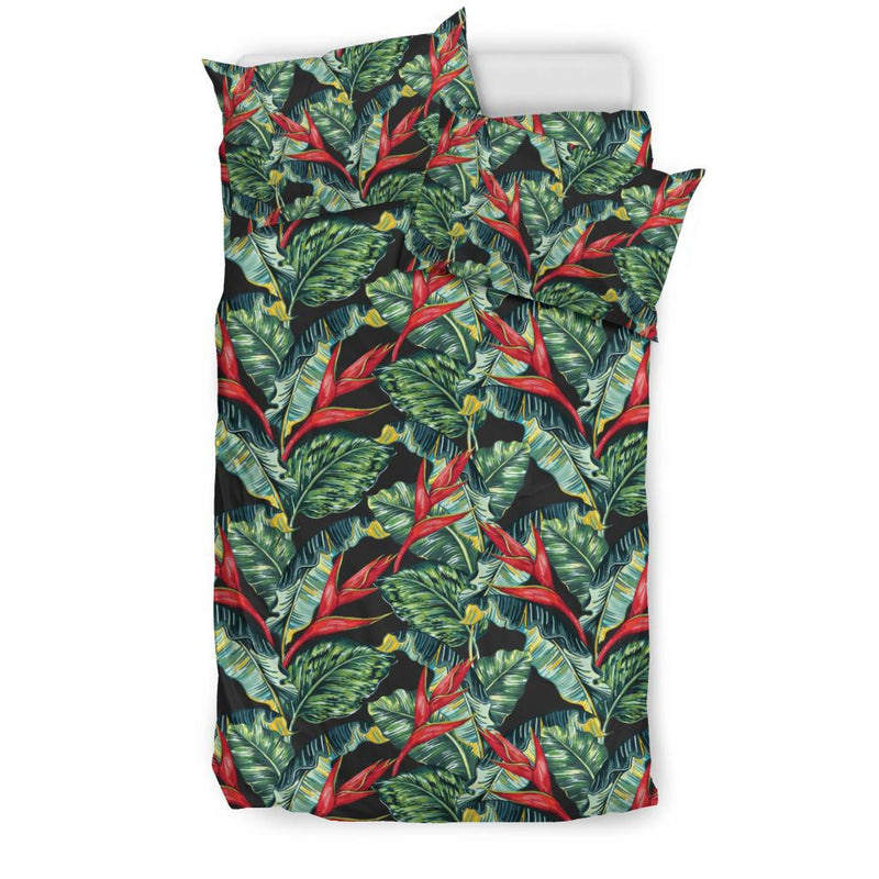 Bird Of Paradise Pattern Print Design BOP06 Duvet Cover Bedding Set-JORJUNE.COM