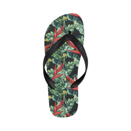 Bird Of Paradise Pattern Print Design BOP06 Flip Flops-JorJune
