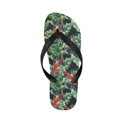 Bird Of Paradise Pattern Print Design BOP06 Flip Flops-JorJune