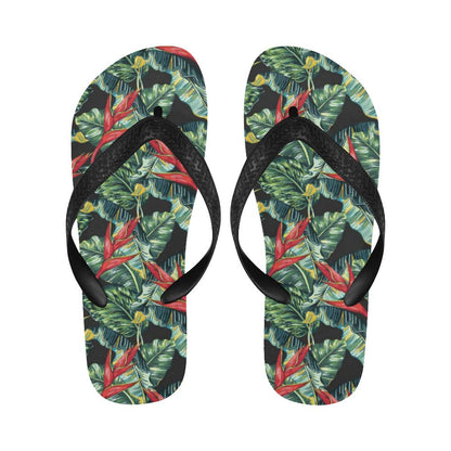 Bird Of Paradise Pattern Print Design BOP06 Flip Flops-JorJune