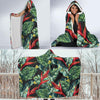 Bird Of Paradise Pattern Print Design BOP06 Hooded Blanket-JORJUNE.COM