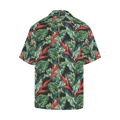 Bird Of Paradise Pattern Print Design BOP06 Men Hawaiian Shirt-JorJune