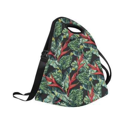 Bird Of Paradise Pattern Print Design BOP06 Neoprene Lunch Bag-JorJune