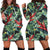 Bird Of Paradise Pattern Print Design BOP06 Women Hoodie Dress