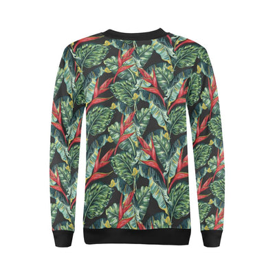 Bird Of Paradise Pattern Print Design BOP06 Women Long Sleeve Sweatshirt-JorJune