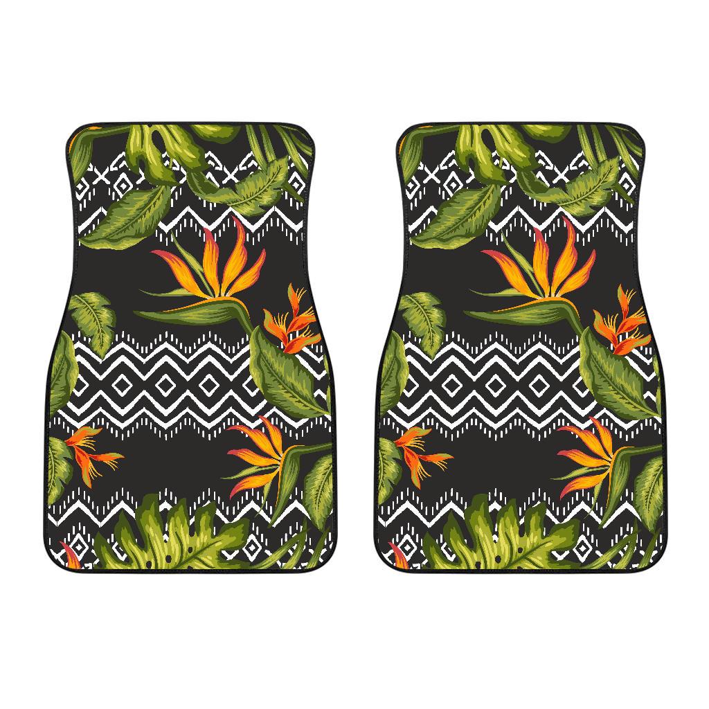 Bird Of Paradise Pattern Print Design BOP07 Car Floor Mats-JorJune