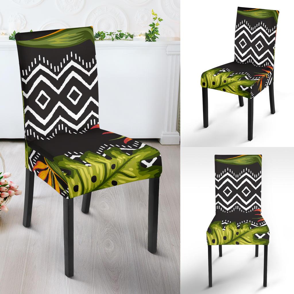 Bird Of Paradise Pattern Print Design BOP07 Dining Chair Slipcover-JORJUNE.COM