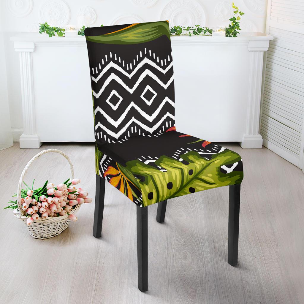 Bird Of Paradise Pattern Print Design BOP07 Dining Chair Slipcover-JORJUNE.COM