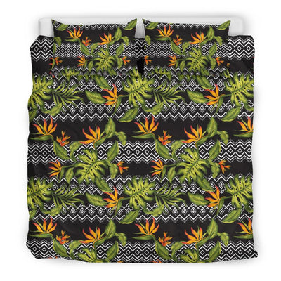 Bird Of Paradise Pattern Print Design BOP07 Duvet Cover Bedding Set-JORJUNE.COM