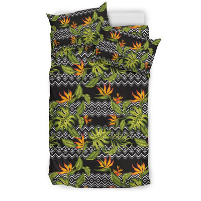 Bird Of Paradise Pattern Print Design BOP07 Duvet Cover Bedding Set-JORJUNE.COM