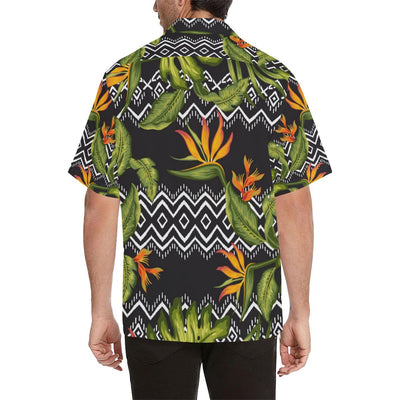 Bird Of Paradise Pattern Print Design BOP07 Men Hawaiian Shirt-JorJune