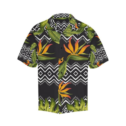 Bird Of Paradise Pattern Print Design BOP07 Men Hawaiian Shirt-JorJune