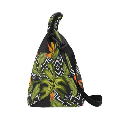 Bird Of Paradise Pattern Print Design BOP07 Neoprene Lunch Bag-JorJune