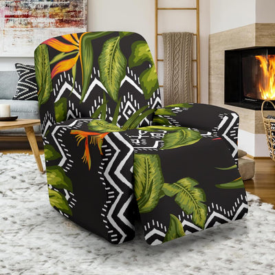 Bird Of Paradise Pattern Print Design BOP07 Recliner Slipcover-JORJUNE.COM