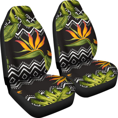 Bird Of Paradise Pattern Print Design BOP07 Universal Fit Car Seat Covers