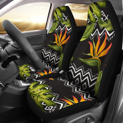 Bird Of Paradise Pattern Print Design BOP07 Universal Fit Car Seat Covers