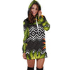 Bird Of Paradise Pattern Print Design BOP07 Women Hoodie Dress