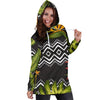 Bird Of Paradise Pattern Print Design BOP07 Women Hoodie Dress