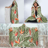 Bird Of Paradise Pattern Print Design BOP08 Hooded Blanket-JORJUNE.COM