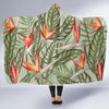 Bird Of Paradise Pattern Print Design BOP08 Hooded Blanket-JORJUNE.COM