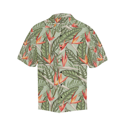 Bird Of Paradise Pattern Print Design BOP08 Men Hawaiian Shirt-JorJune