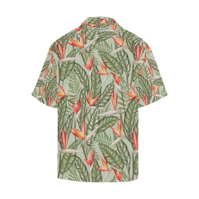 Bird Of Paradise Pattern Print Design BOP08 Men Hawaiian Shirt-JorJune