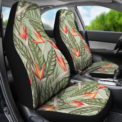 Bird Of Paradise Pattern Print Design BOP08 Universal Fit Car Seat Covers