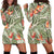 Bird Of Paradise Pattern Print Design BOP08 Women Hoodie Dress