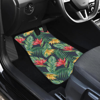 Bird Of Paradise Pattern Print Design BOP09 Car Floor Mats-JorJune