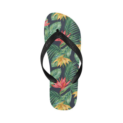 Bird Of Paradise Pattern Print Design BOP09 Flip Flops-JorJune
