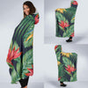 Bird Of Paradise Pattern Print Design BOP09 Hooded Blanket-JORJUNE.COM